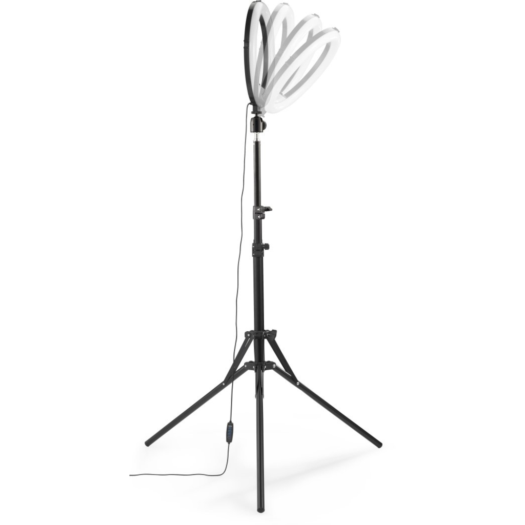 Набір блогера Hama Smartphone Tripod Steady-120 V2, 185см, Bluetooth, LED ring (00004659) - фото 3 Набір блогера Hama Smartphone Tripod Steady-120 V2, 185см, Bluetooth, LED ring (00004659) - фото 3