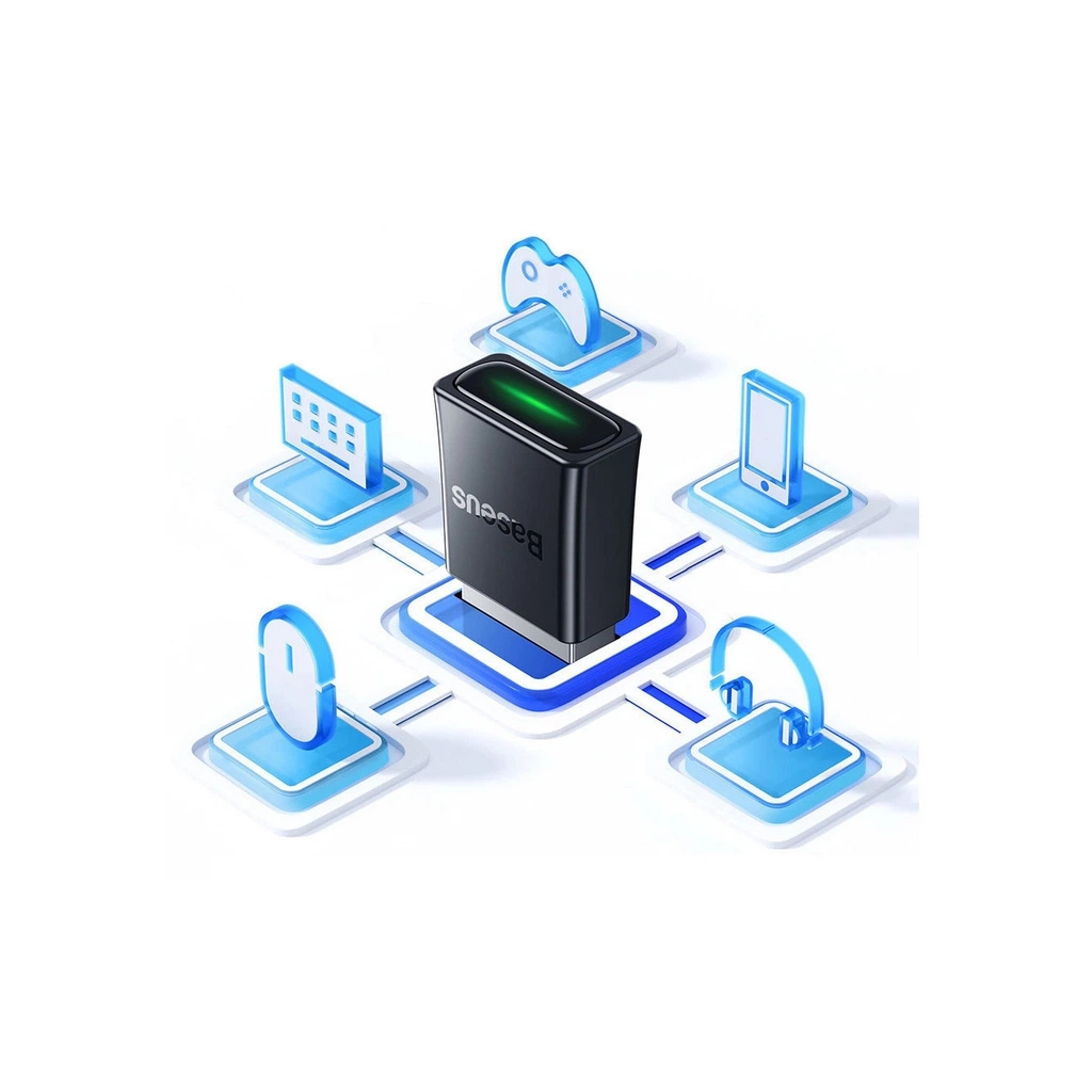 Bluetooth-адаптер Baseus BA07 (ZJBA010001) - фото 8 Bluetooth-адаптер Baseus BA07 (ZJBA010001) - фото 8