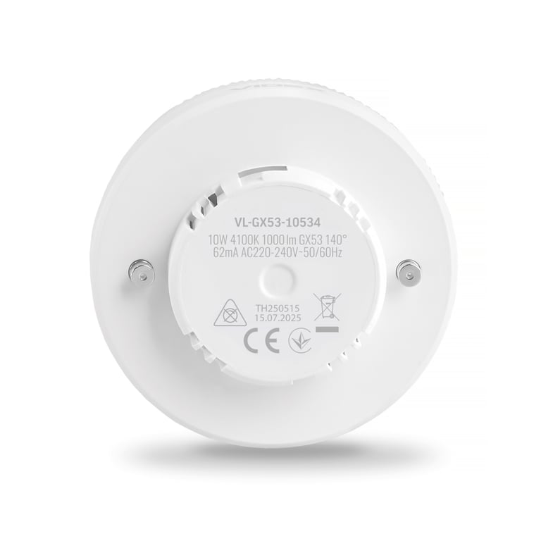 Лампочка Videx LED GX53 10W 4100K 220V (VL-GX53-10534) - фото 3