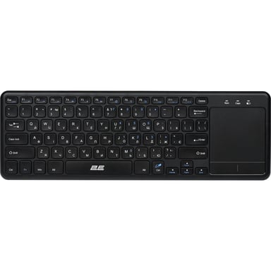 Клавіатура 2E KT100 Touch Wireless UA Black (2E-KT100WB_UA) - фото 1