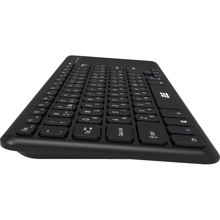 Клавіатура 2E KT100 Touch Wireless UA Black (2E-KT100WB_UA) - фото 2