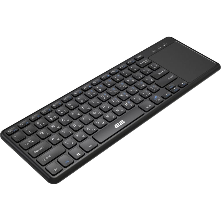 Клавіатура 2E KT100 Touch Wireless UA Black (2E-KT100WB_UA) - фото 3