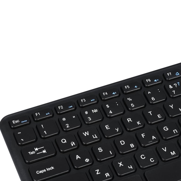 Клавіатура 2E KT100 Touch Wireless UA Black (2E-KT100WB_UA) - фото 6