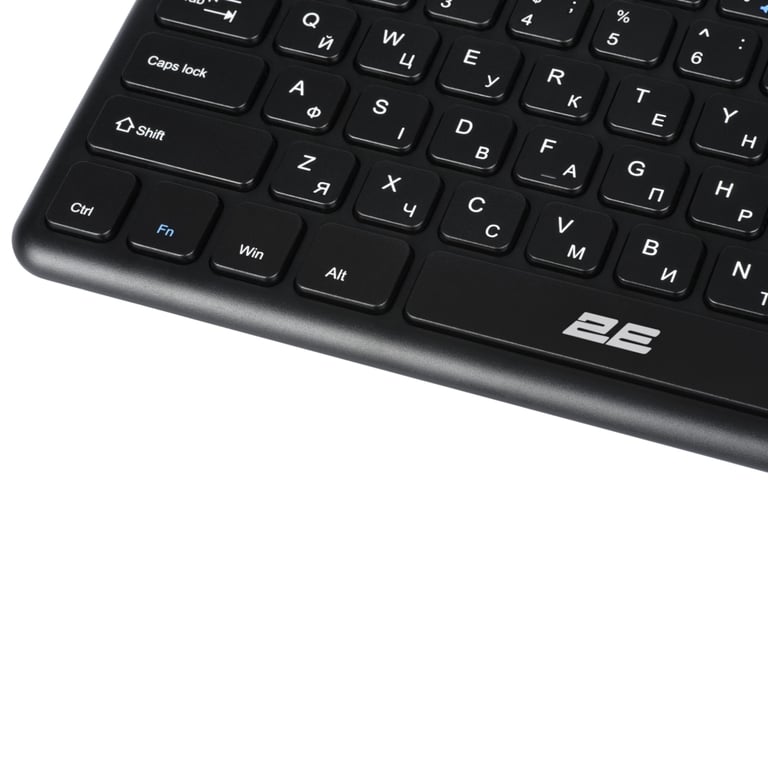 Клавіатура 2E KT100 Touch Wireless UA Black (2E-KT100WB_UA) - фото 7