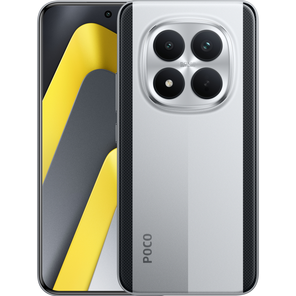 Мобільний телефон Xiaomi Poco M8 5G 8/512GB Siver (1183665) Мобільний телефон Xiaomi Poco M8 5G 8/512GB Siver (1183665)