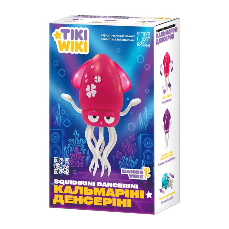 Інтерактивна іграшка Tiki Wiki Кальмаріні денсеріні (світло, українське, рубіновий) (158-21-UA-R) - фото 7
