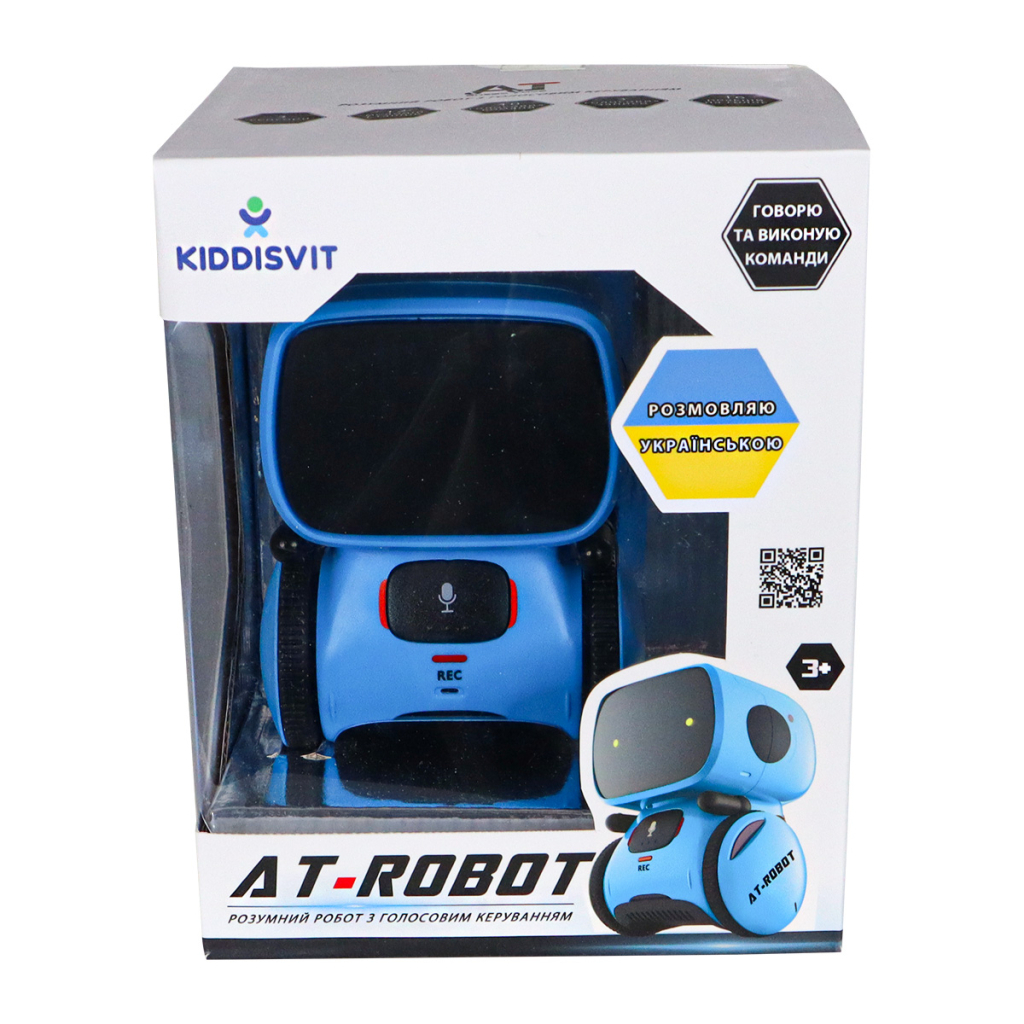 Інтерактивна іграшка AT-Robot робот з голосовим керуванням синій, український (AT001-05-UKR) - фото 10 Інтерактивна іграшка AT-Robot робот з голосовим керуванням синій, український (AT001-05-UKR) - фото 10