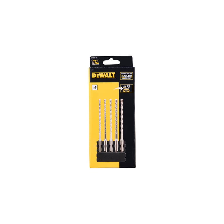 Набір бурів DeWALT SDS Plus L160 мм., d 5, 5.5, 6, 6.5, 7 мм., 6 шт (DT70838) - фото 2