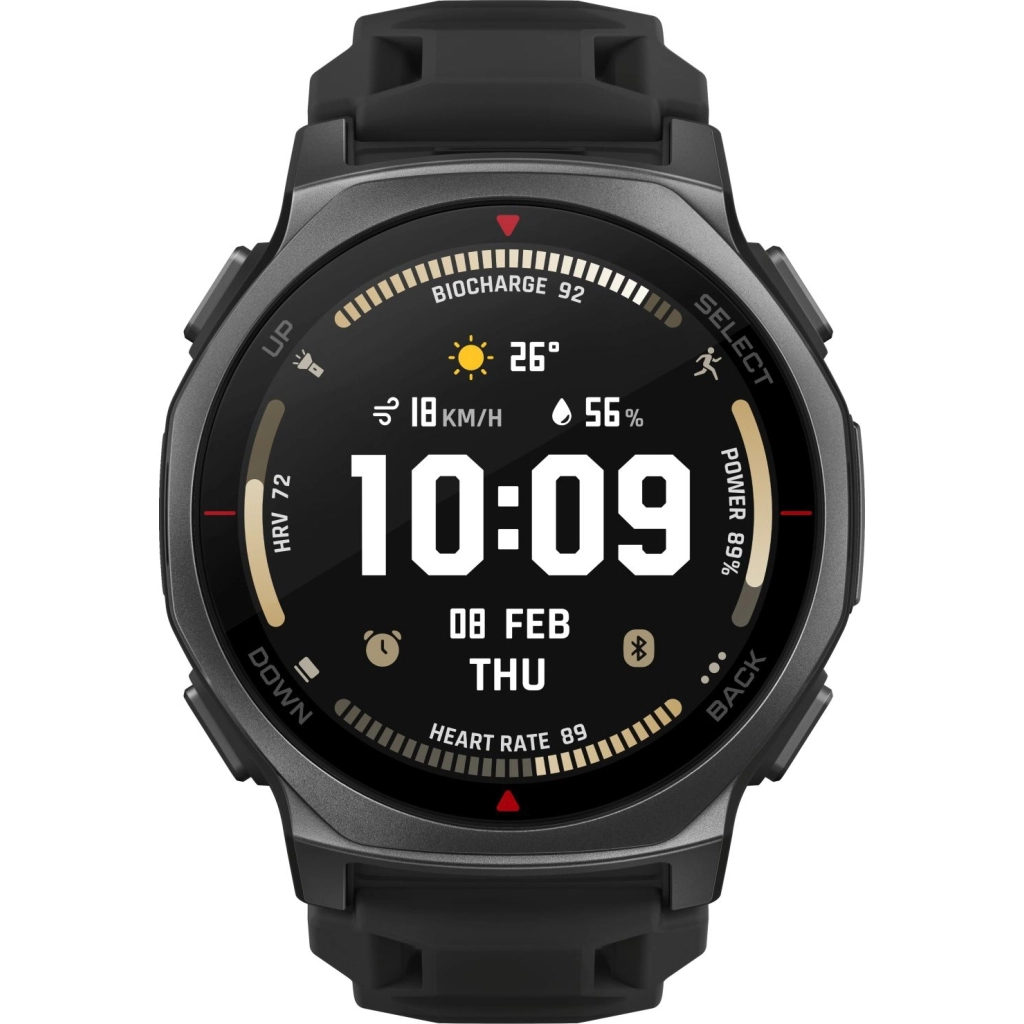 Смарт-годинник Amazfit T-Rex 3 Pro 44mm W2549GL5N Tactical Black (1180867) - фото 2 Смарт-годинник Amazfit T-Rex 3 Pro 44mm W2549GL5N Tactical Black (1180867) - фото 2