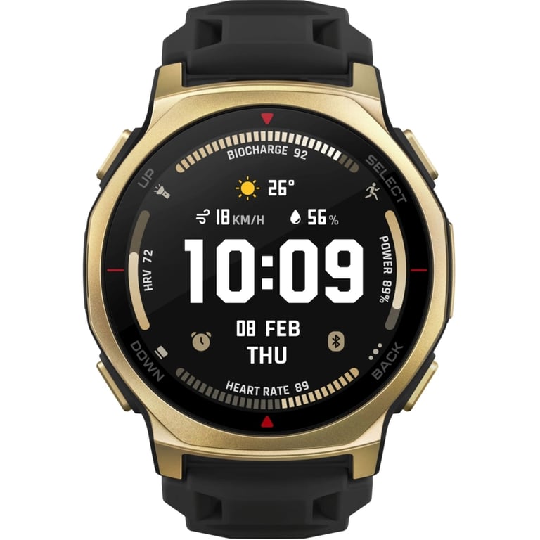 Смарт-годинник Amazfit T-Rex 3 Pro 44mm W2549GL1N Black Gold (1170958) - фото 2