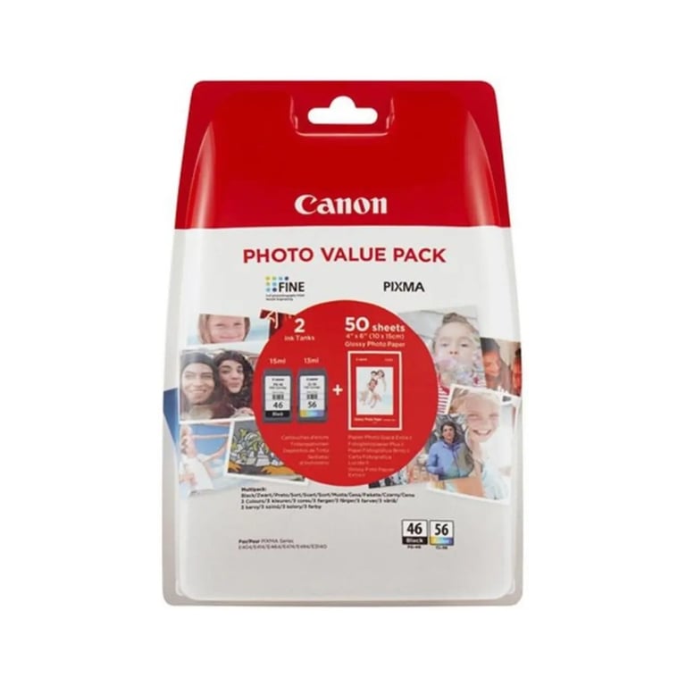 Картридж Canon PG-46 + CL-56 + Paper (Value Pack) carton box (9059B006) - фото 1