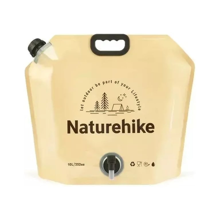 Відро складне Naturehike CNK2450CF027 для води 10 л, жовте (6927595798355) - фото 1