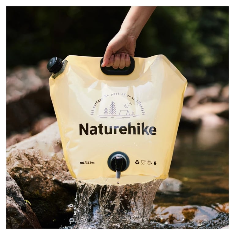 Відро складне Naturehike CNK2450CF027 для води 10 л, жовте (6927595798355) - фото 10