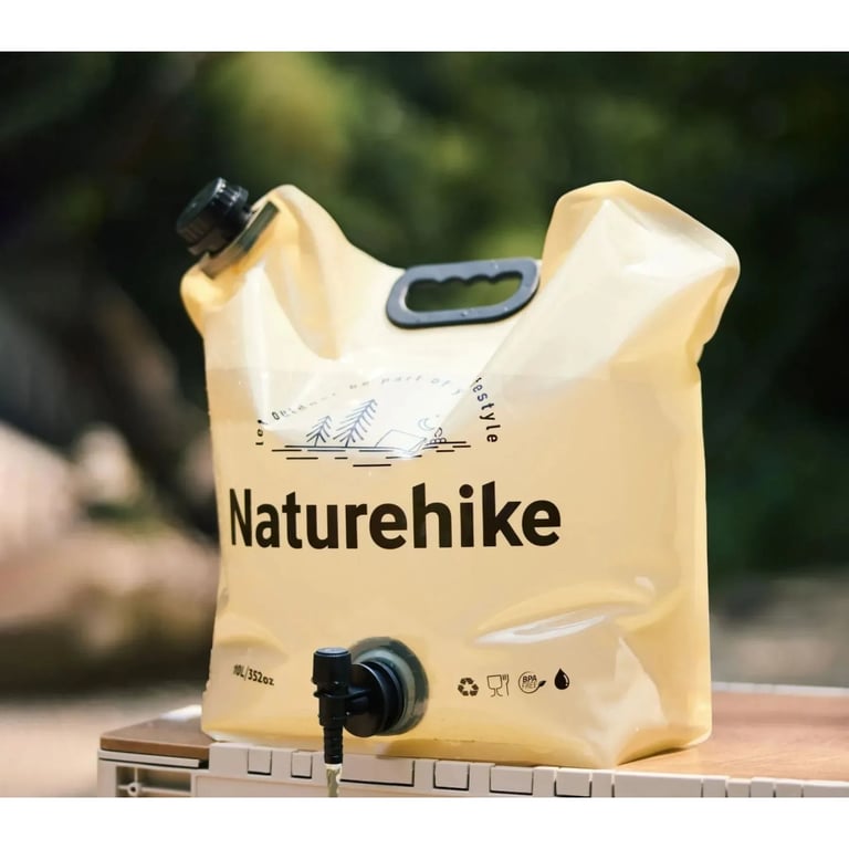 Відро складне Naturehike CNK2450CF027 для води 10 л, жовте (6927595798355) - фото 3
