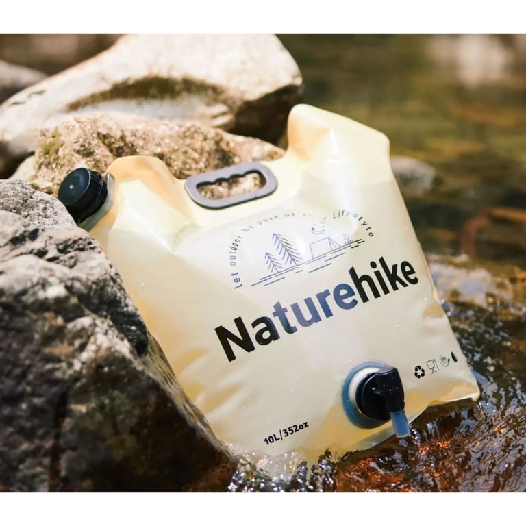 Відро складне Naturehike CNK2450CF027 для води 10 л, жовте (6927595798355) - фото 5