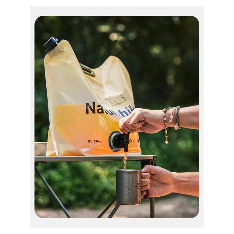 Відро складне Naturehike CNK2450CF027 для води 10 л, жовте (6927595798355) - фото 6