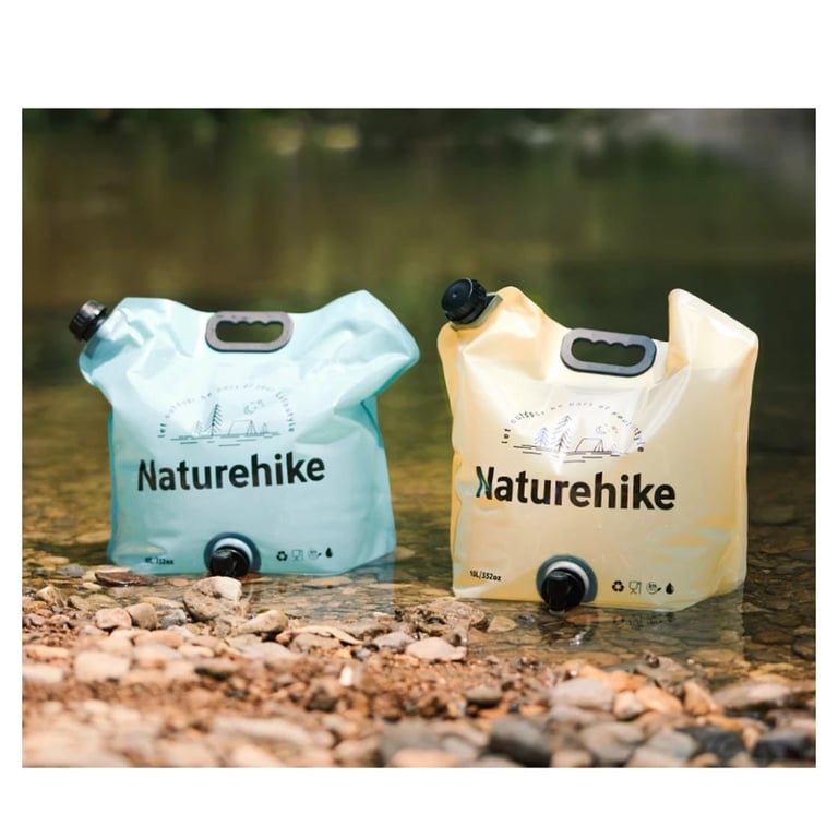 Відро складне Naturehike CNK2450CF027 для води 10 л, жовте (6927595798355) - фото 7
