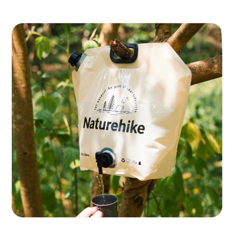 Відро складне Naturehike CNK2450CF027 для води 10 л, жовте (6927595798355) - фото 8