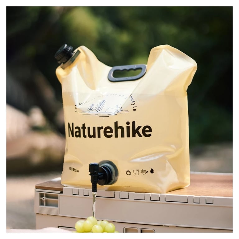 Відро складне Naturehike CNK2450CF027 для води 10 л, жовте (6927595798355) - фото 9