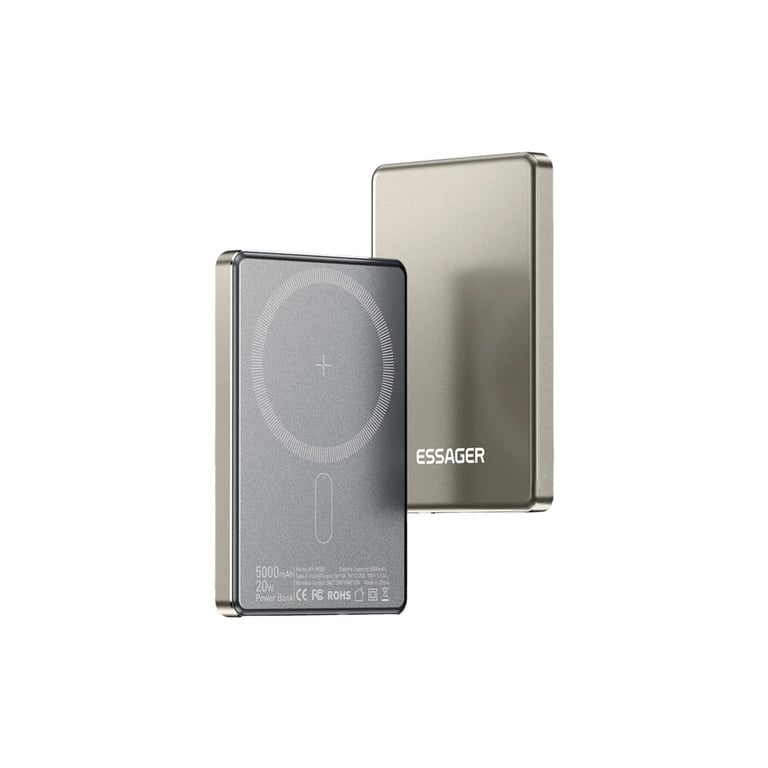 Батарея універсальна Essager 5000mAh Cross-border magnetic 20W PD QC/3.0 (EDY5K-YJ0A-Z) - фото 3