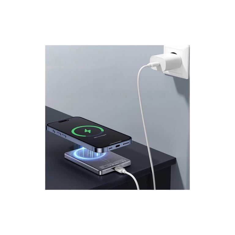 Батарея універсальна Essager 5000mAh Cross-border magnetic 20W PD QC/3.0 (EDY5K-YJ0A-Z) - фото 6