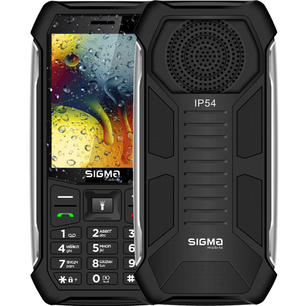 Мобільний телефон Sigma X-style 323 RAIN Black (4827798885710) Мобільний телефон Sigma X-style 323 RAIN Black (4827798885710)