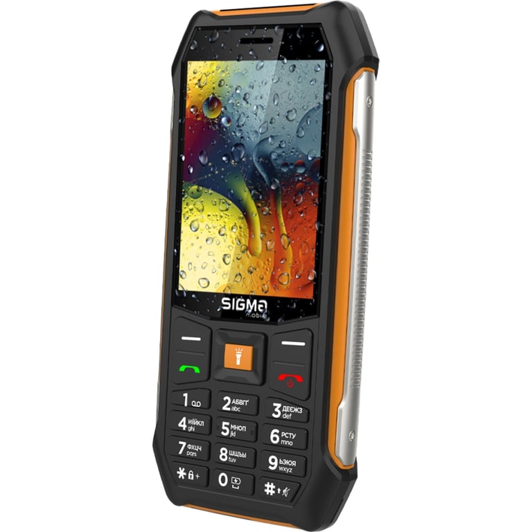 Мобільний телефон Sigma X-style 323 RAIN Black-Orange (4827798885727) - фото 4