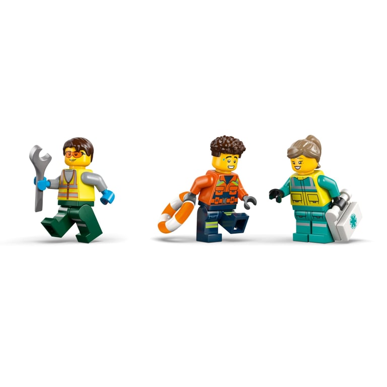 Конструктор LEGO City Ремікс літака, вантажівки та судна на повітряній подушці (60505-) - фото 7