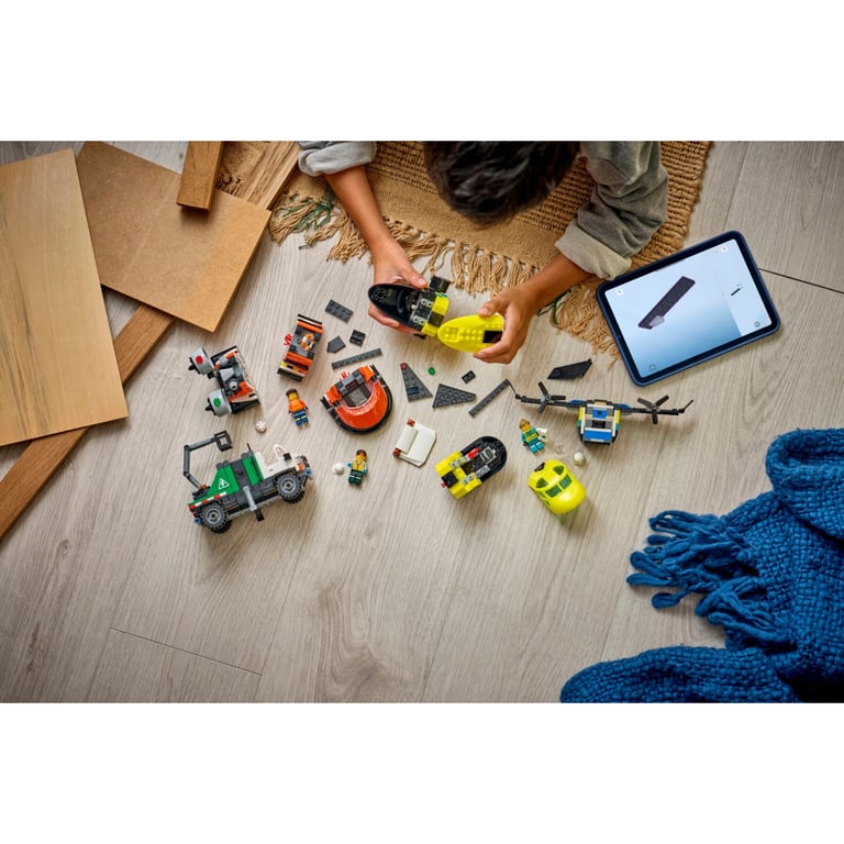 Конструктор LEGO City Ремікс літака, вантажівки та судна на повітряній подушці (60505-) - фото 9