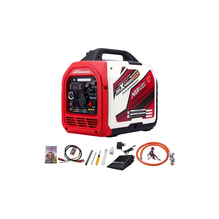 Генератор maXpeedingRODS MXR4000GT інверторний, газ/бензин, 3,2 kW, 220V, 4л, ручн/електро/ДК (mxr4000GT) - фото 5
