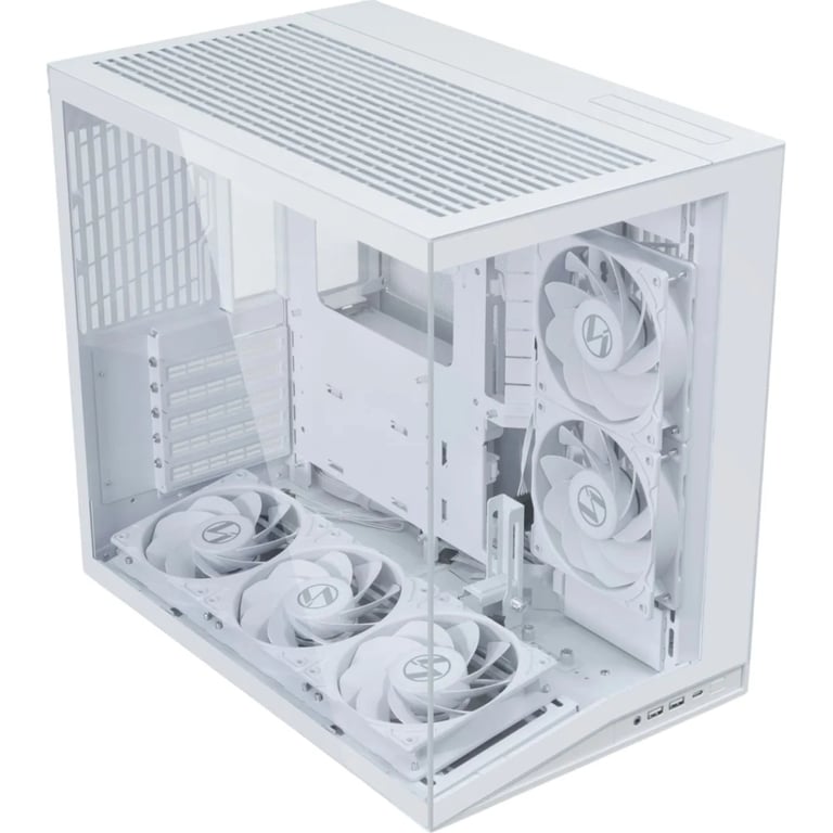 Корпус для ПК Lian Li O11 Dynamic Mini V2 Flow, White (G99.O11DMIV2FW.00) - фото 5