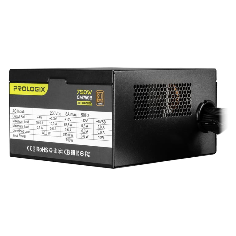 Блок живлення Prologix 750W (GM750B 750W 80+ Bronze) - фото 5