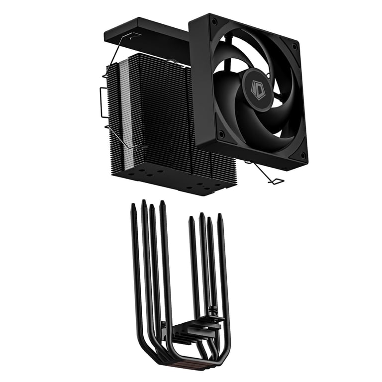 Кулер до процесора ID-Cooling SE-214-XT V2 Black (SE-214-XT V2 BLACK) - фото 8