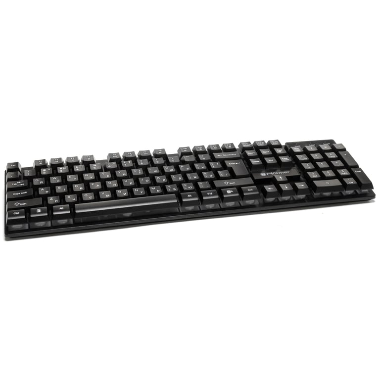 Клавіатура Hölmer K-01GS RGB Backlight USB UA Black (K-01GS) - фото 3