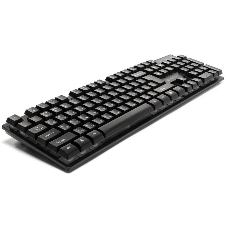 Клавіатура Hölmer K-01GS RGB Backlight USB UA Black (K-01GS) - фото 4