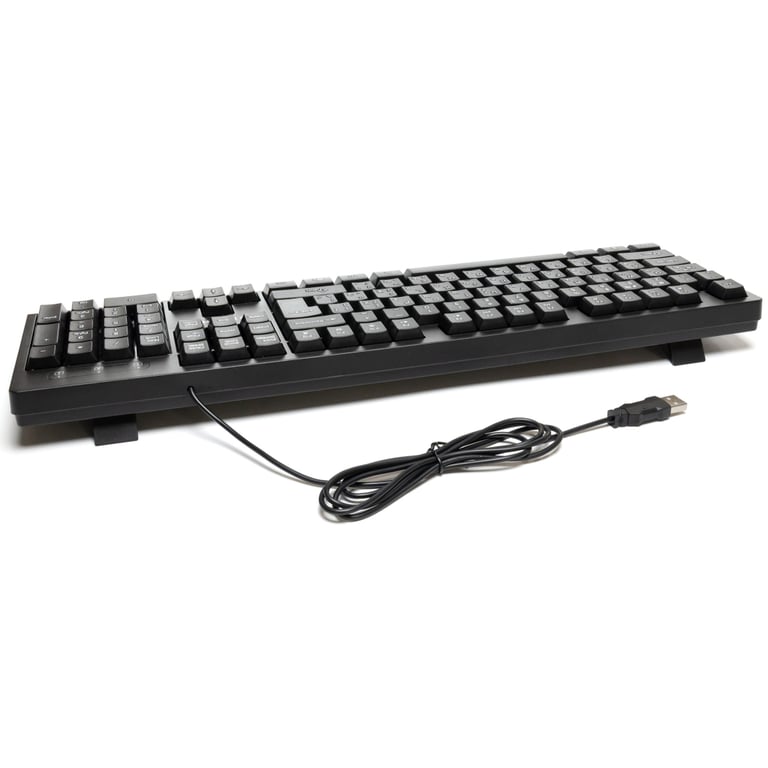 Клавіатура Hölmer K-02OF USB UA Black (K-02OF) - фото 4