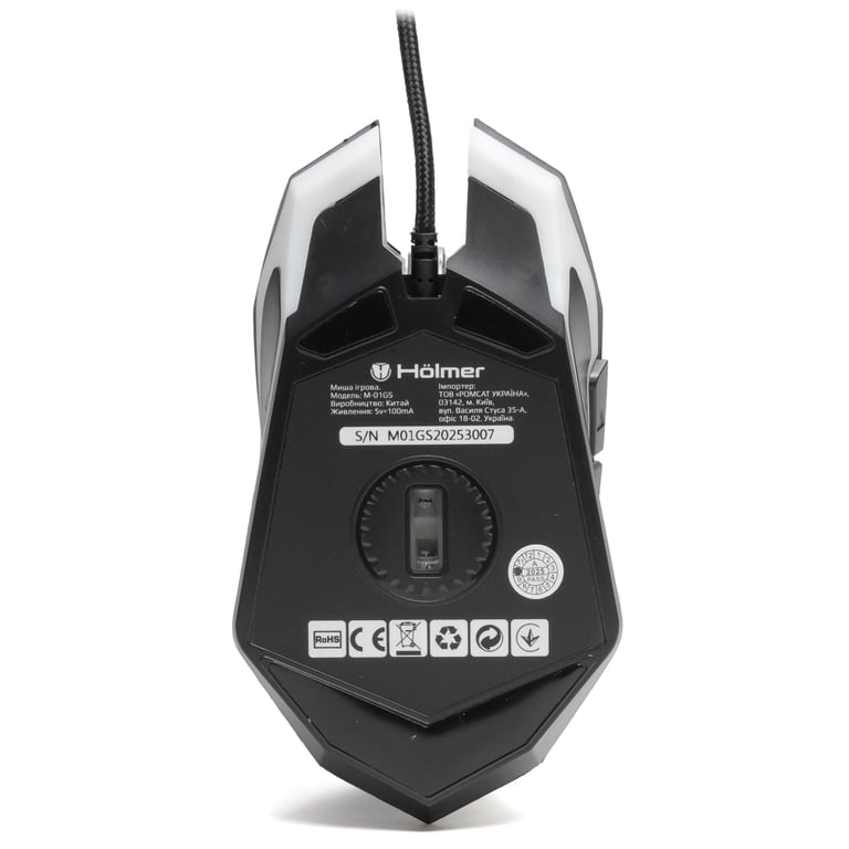Мишка Hölmer M-01GS USB Black (M-01GS) - фото 10