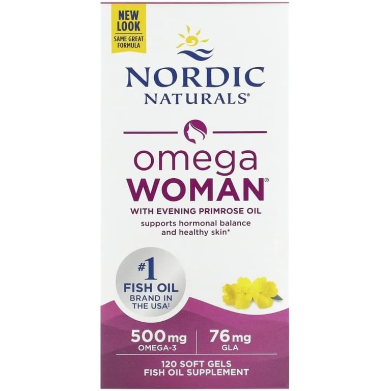 Вітамінно-мінеральний комплекс Nordic Naturals Омега для жінок з маслом примули вечірньої, смак лимон (NOR-01780) - фото 1