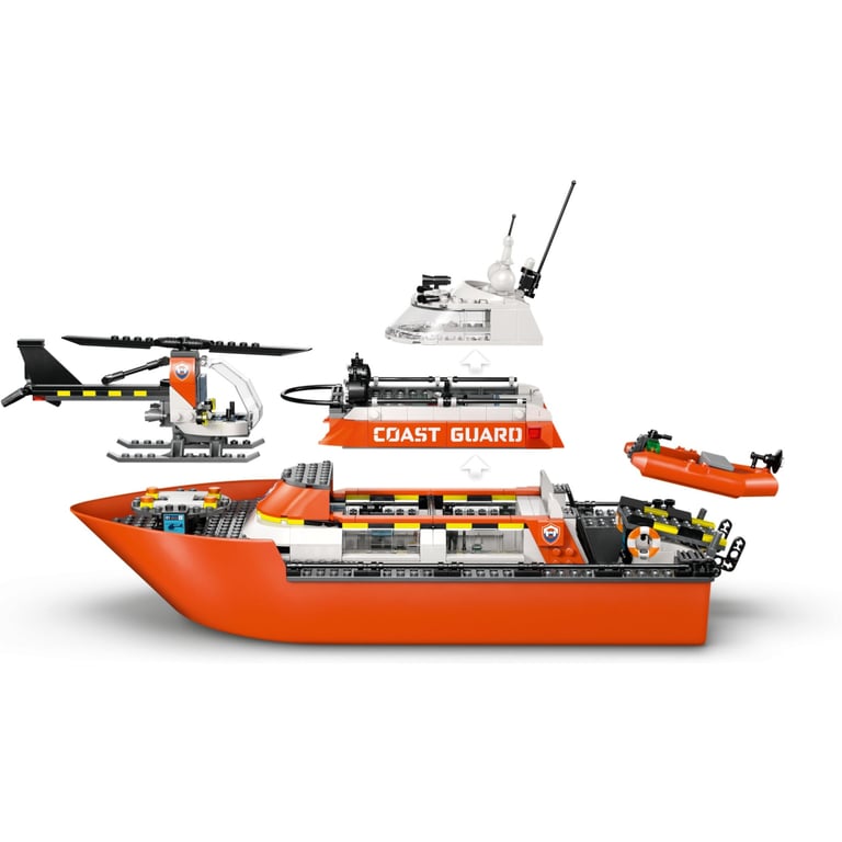 Конструктор LEGO City Рятувальний катер і гелікоптер берегової охорони (60504) - фото 4