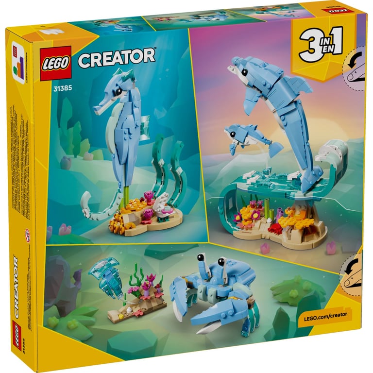 Конструктор LEGO Creator Морські тварини: красиві дельфіни (31385) - фото 6