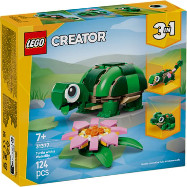 Конструктор LEGO Creator Черепаха з квіткою водяної лілії (31377) - фото 1