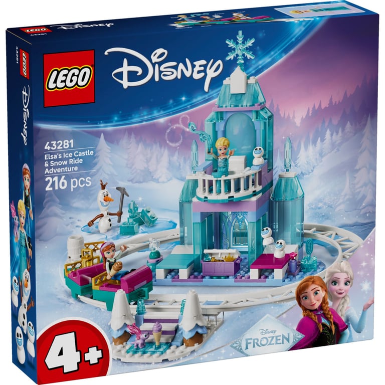 Конструктор LEGO Disney Princess Крижаний палац Ельзи та веселе катання на санчатах (43281) - фото 1