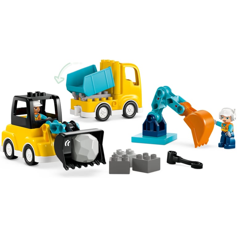 Конструктор LEGO DUPLO Town 3-в-1 Будівельна техніка (10475) - фото 7