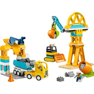Конструктор LEGO DUPLO Town 3-в-1 Будівельний майданчик і техніка (10476) - фото 2