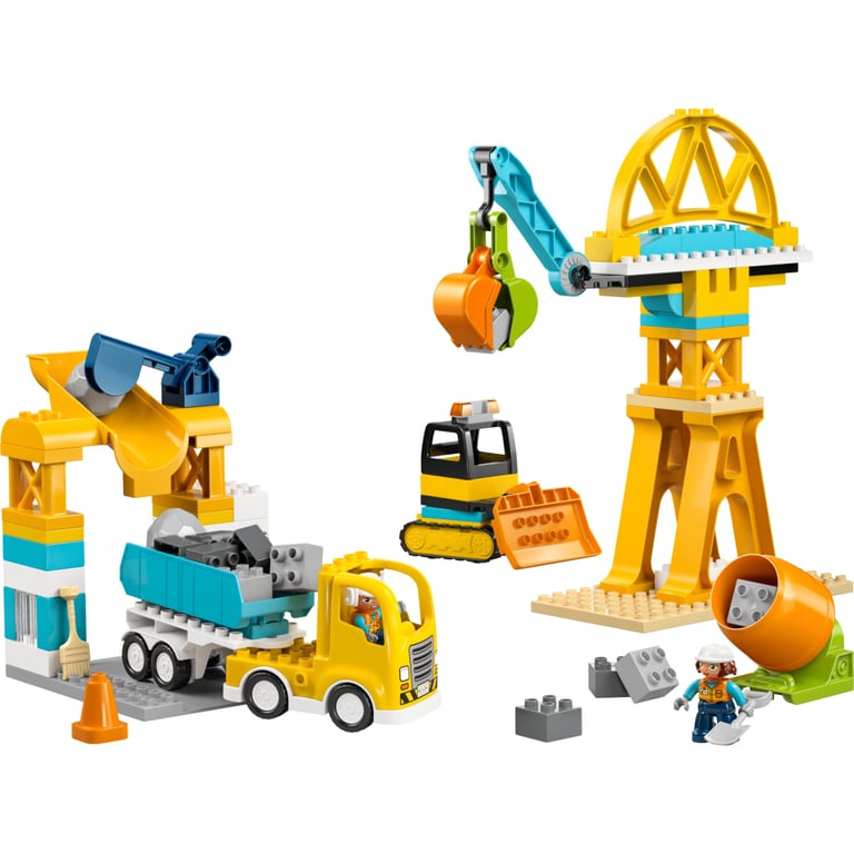 Конструктор LEGO DUPLO Town 3-в-1 Будівельний майданчик і техніка (10476) - фото 2