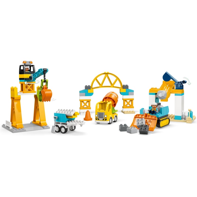Конструктор LEGO DUPLO Town 3-в-1 Будівельний майданчик і техніка (10476) - фото 3