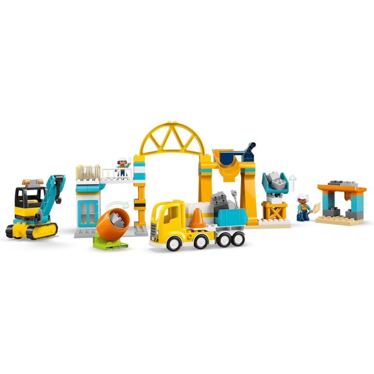 Конструктор LEGO DUPLO Town 3-в-1 Будівельний майданчик і техніка (10476) - фото 4