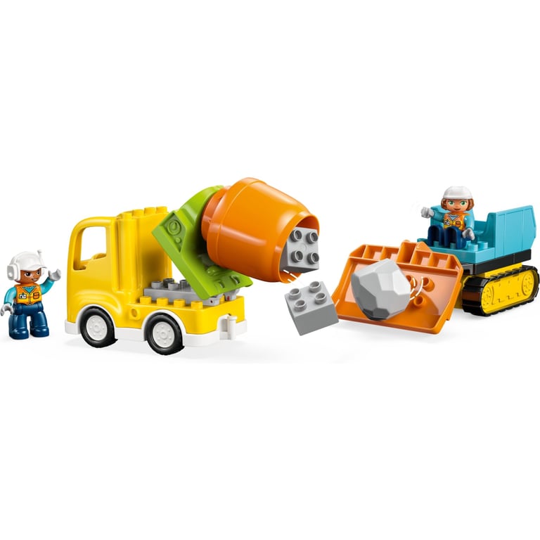 Конструктор LEGO DUPLO Town 3-в-1 Будівельний майданчик і техніка (10476) - фото 5