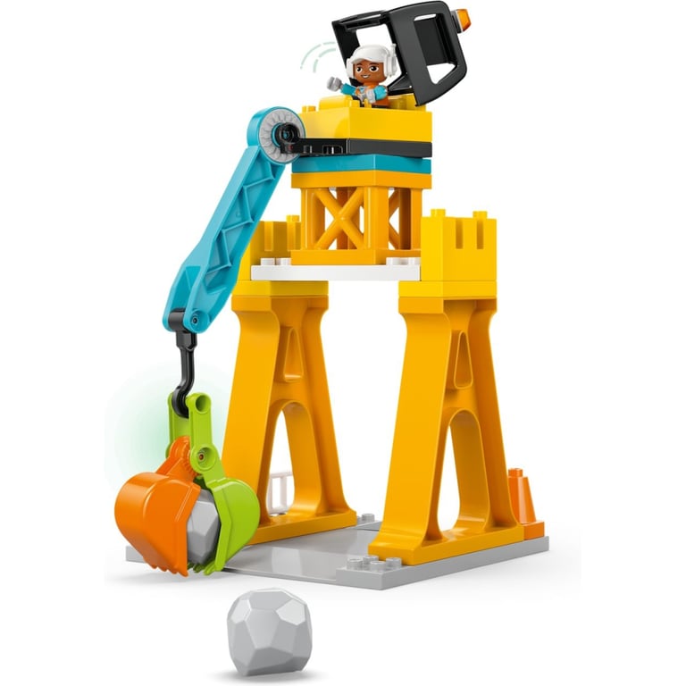 Конструктор LEGO DUPLO Town 3-в-1 Будівельний майданчик і техніка (10476) - фото 7
