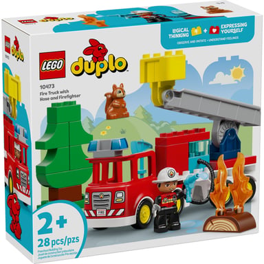 Конструктор LEGO DUPLO Town Пожежна машина зі шлангом і пожежником (10473) - фото 1